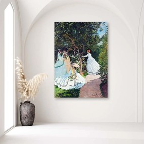 Gario Vászonkép Nok a kertben - Claude Monet, reprodukció Méret: 40 x 60 cm