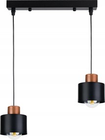 Mennyezeti függőlámpa Csillár Túlnyúlás Bögre Réz 2