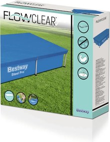 Bestway Medence takaró fólia 221 x 150 cm - Fémvázas szögletes medencéhez