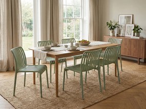 Műanyag szék TREGO, zöld