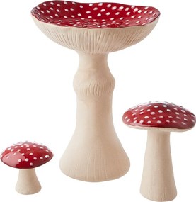 ENCHANTED FOREST kerámia dekoráció, gomba 21 cm