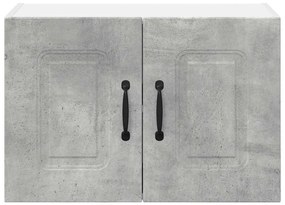 Fali konyhaszekrény 2 pcs Beton Szürke 60 x 31 x 40 cm Faanyag