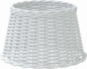 vidaXL fehér fonott lámpaernyő Ø45x28 cm