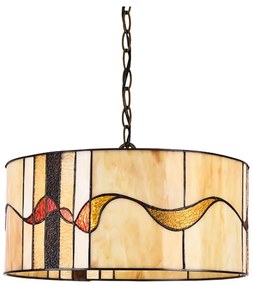 Prezent 211 - Csillár láncon TIFFANY 2xE27/60W/230V