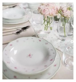 Nonna Rosa 18 db-os porcelán tányér készlet - Brandani