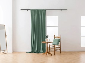 Fényzáró függöny DREAM VELVET 140x250 cm, zsályazöld Felfüggesztés: Hullámos sínszalag