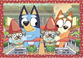 Bluey Play All Day 4 az 1-ben puzzle Clementoni