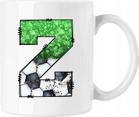 Bögre Labda Ábécé betű fehér 330ml