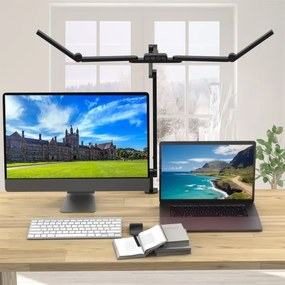 Brilagi - LED Dimmelhető flexibilis asztali lámpa VARIO LED/24W/230V 3000-6500K fekete