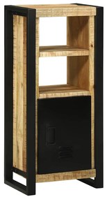 Fürdőszoba bútor szett polcokkal 4 pcs Barna Tömör Mangófát