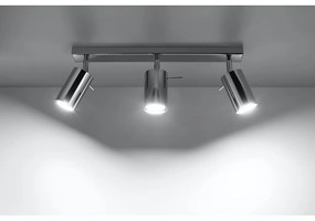 Etna ezüstszínű mennyezeti lámpa, hosszúság 45 cm - Sollux