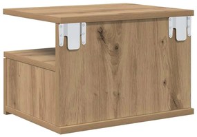 Lebegő éjjeliszekrény 2 pcs kézműves tölgy 40 x 31 x 27 cm