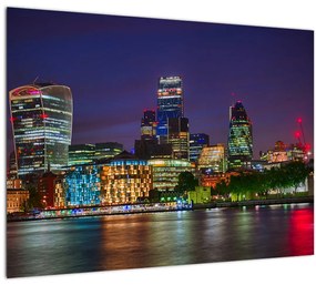 Kép - esti London (üvegen) (70x50 cm)