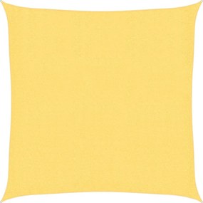 vidaXL 3,6x3,6 m bézs négyzet HDPE napernyő