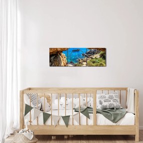 Kép - Cape Greco (órával) (90x30 cm)