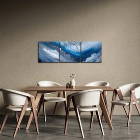Kép - Az óceán elvonása (órával) (90x30 cm)