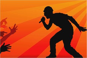 Flizelin fotótapéta Flizelin Design Ritmikus jelenet 104x70