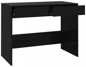 fekete szerelt fa íróasztal 101 x 50 x 76,5 cm