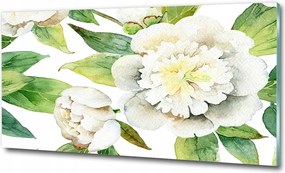 Fotó kép edzett üveg Virágos minta 100x70