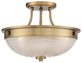 Quoizel - Felületre szerelhető csillár MANTLE 2xE27/60W/230V sárgaréz