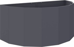 vidaXL Növénytartó Antracit 120 x 60 x 50 cm Acél