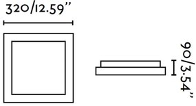 FARO 62969 - Mennyezeti lámpa TOLA 2 2xE27/20W/230V