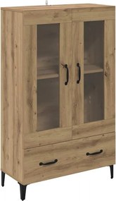 vidaXL Magasfiú Artisan tölgy 70 x 31 x 115 cm Műszaki fa és vas