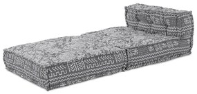 Modularis Pouf Szürke 70x70x54 Textil