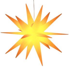 3 db összecsukható sárga karácsonyi lámpa LED-del 100 cm