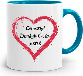 Kék Bögre Lányomnak Köszönöm, Hogy fényképes nyomattal Vagy