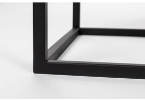 Fekete rattan TV-állvány 38x55 cm Guuji – White Label