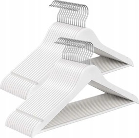 Akasztók Songmics 30 db fa 43x21 cm Cloud White 360° 5 kg