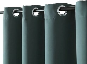 Kék-zöld OXFORD függöny 140x250 cm Felfüggesztés: Fém gyűrűk