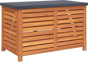 vidaXL tömör eukaliptuszfa kerti tárolóláda 60 x 50 x 55 cm