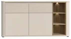 Komód INAR bézs/tölgy