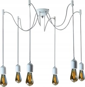 Kerámia Lámpatest 6xKERET 6x Kampó Fehér