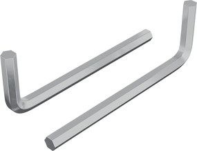 vidaXL Hatos Kulcs 2 pcs Ezüst 32 x 86 mm Acél