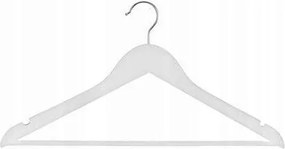 5 db-os fehér fa ruhaakasztó szett