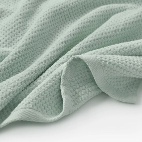 Goldea pamut frotír törölköző / fürdőlepedő micro pure - eukaliptusz 30 x 50 cm