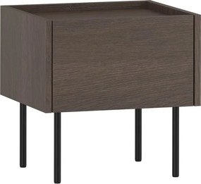 Dunari éjjeliszekrény fiókkal 45 cm - dunin tölgy