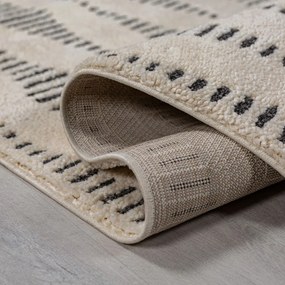 Krémszínű szőnyeg 200x290 cm Knot – Flair Rugs