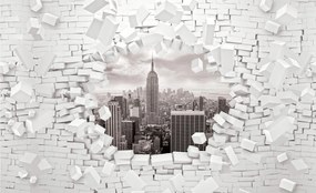 Fotótapéta New York Empire State Building perspektíva 200x140 +ragasztó