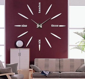 Öntapadós falióra - 3D DIY SIX