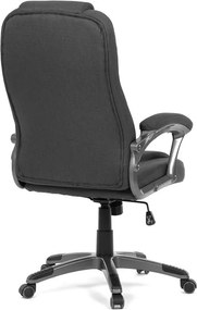 Irodai forgószék fekete szövet kárpitta, hintamechanizmussal, KA-C713 BK2