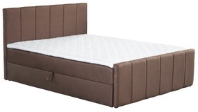 Boxspring ágy, 160x200, barna, STAR
