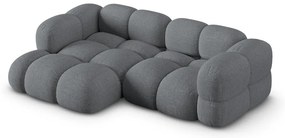 Szürke sarokkanapé (bal oldali-heverő résszel) Loretto – Cosmopolitan Design