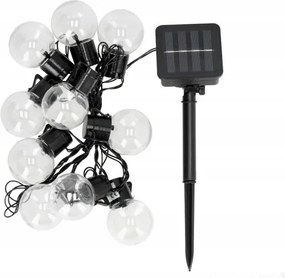 Szolár Kertilámpa Füzér 10 Led Starlight 6000K IP44 Kobi LED2B 3,8m