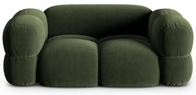 Zöld bársony kanapé 180 cm Loretto – Cosmopolitan Design