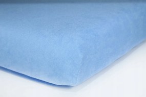 Frottír Lepedő Gumis 180x200 J.niebieskie