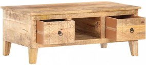 Nyers mangófa dohányzóasztal 100 x 55 x 40 cm